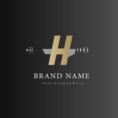 Obraz premium Vintage letter logo