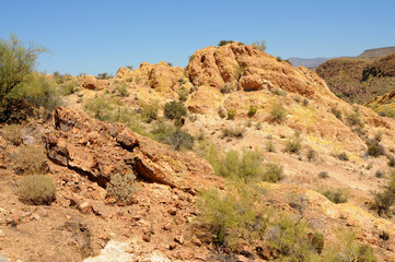 Fototapeta na wymiar Along The Apache Trail Arizona