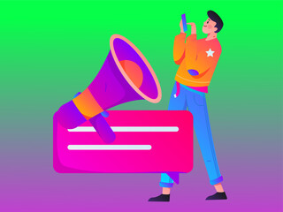 Business People Flat Vector Concept Operation Hand Drawn Illustration
