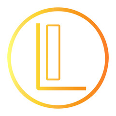 letter l icon