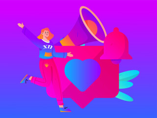 Business People Flat Vector Concept Operation Hand Drawn Illustration
