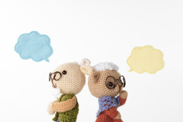 動物のあみぐるみ　吹き出し