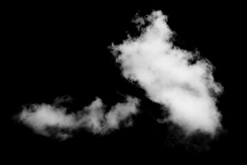 Fototapeta na wymiar Dym, tło, białe chmury