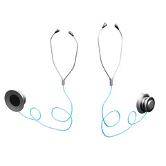 3D rendering of stethoscope, Medical equipment concept