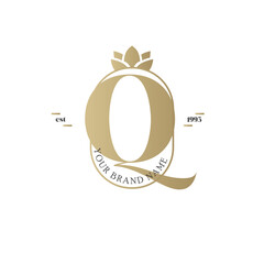 Luxury letter logo