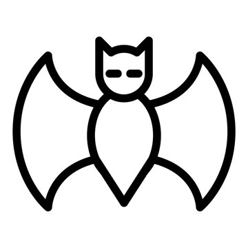 recommend clip art: bat nightmare outline