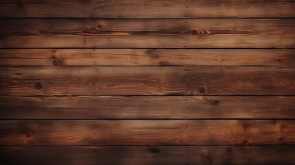 Fototapeta premium A brown wooden wall with a black background