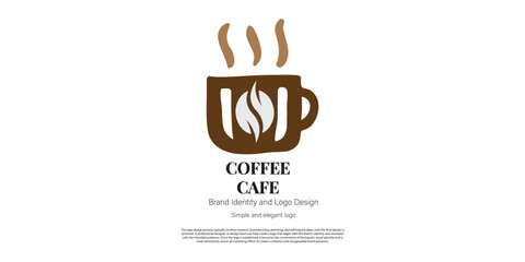 coffee shop logo design for cafe owner and coffee shop 
