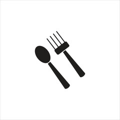 spoon vector line icon template