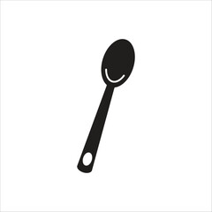 spoon vector line icon template