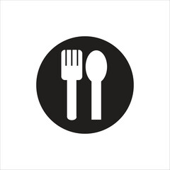 spoon vector line icon template