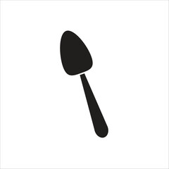 spoon vector line icon template