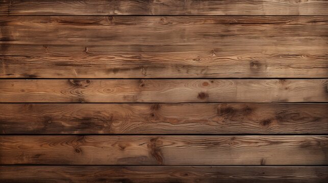 A wooden wall that has been made of planks