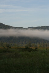 fog over the river