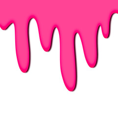 Pink colorful dripping splatter, Color splash or Dropping Background.paint splashes