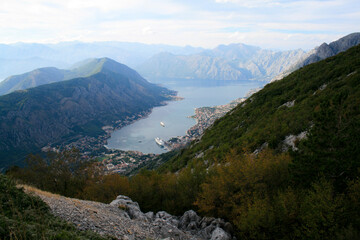 Fototapeta na wymiar Bay of Kotor