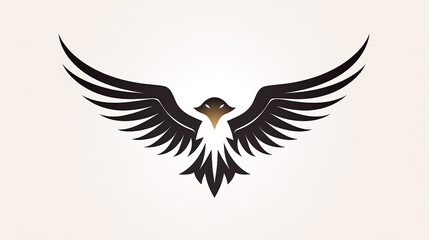 águia icone logo , simbolo de agilidade e poder 
