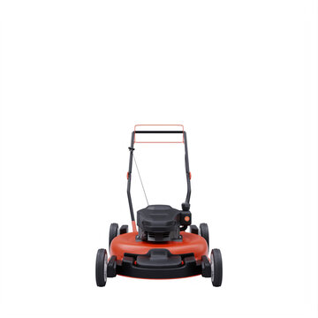 recommend clip art: Gas lawn mower isolated