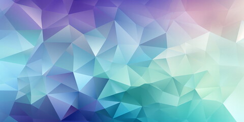 Obraz premium Abstrakter bunter polygonaler Hintergrund mit Farbverlauf Polygons