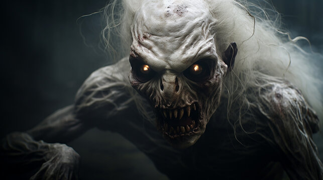 Assombroso monstro dem&ocirc;nio de Halloween