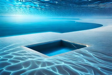 swimming pool with water