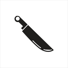 knife vector icon line template