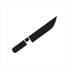 knife vector icon line template