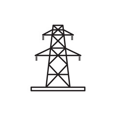 Electrical tower icon