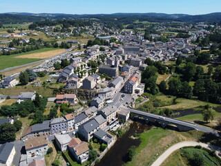 Fototapeta na wymiar Tence, Haute-Loire, Auvergne Rhône-Alpes, France, Europe, Massif Central