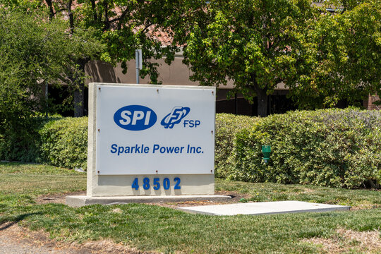 Sparkle Power headquarters in Fremont, California, USA - July 11, 2023. Sparkle Power Incorporated (SPI) is a switching power supply manufacturer. 