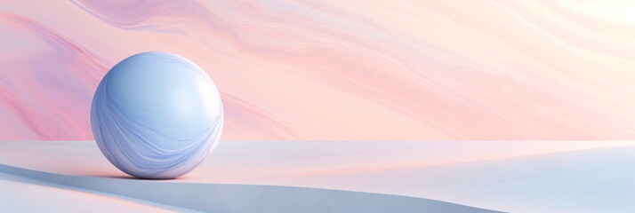 marble background with a gradient effect in soothing pastel hues for a spa setting. Generative AI