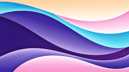 Vector abstract background with soft gradient color and dynamic shadow on background .Vector background for wallpaper. Eps 10