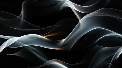 Obraz premium Winter Abstract Art with Smooth Lines and Sparkling Textures