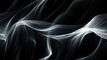 Obraz premium Winter Abstract Art with Smooth Lines and Sparkling Textures