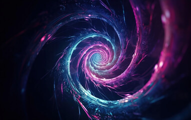 Spiral Colorful Abstract Background,created with generative ai tecnology.