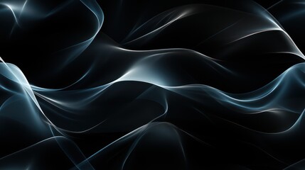Obraz premium Winter Abstract Art with Smooth Lines and Sparkling Textures