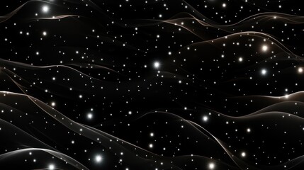 Obraz premium Winter Abstract Art with Smooth Lines and Sparkling Textures