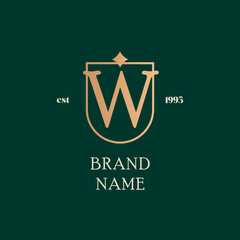 Vintage w logo