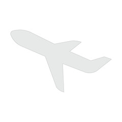 Obraz premium icon airplane illustration design trendy