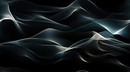 Obraz premium Winter Abstract Art with Smooth Lines and Sparkling Textures