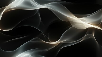 Obraz premium Winter Abstract Art with Smooth Lines and Sparkling Textures