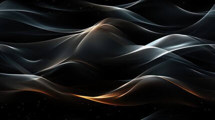 Obraz premium Winter Abstract Art with Smooth Lines and Sparkling Textures