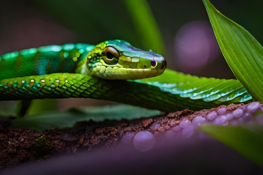 snake in the garden