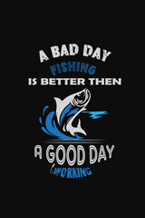 fishing t shirt design concept