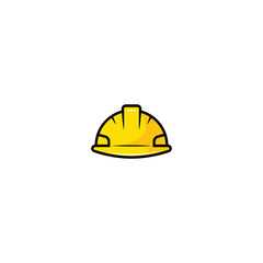 Contruction hat logo vector graphics