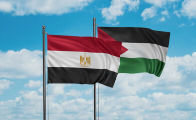 Palestine and Egypt flag