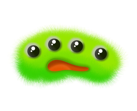 funny green monster