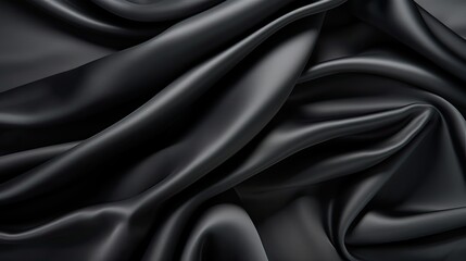 black satin background - generative ai