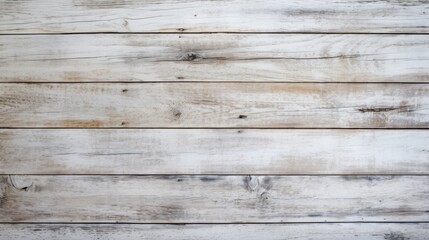 Obraz na płótnie Canvas White wood plank texture background. Vintage wooden board wall weathered peeling table decoration.