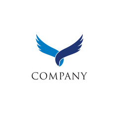 Wings Eagle Bird Logo, design, brand identity, icon, trademark, company logo, monogram editable
